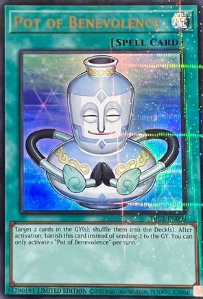 Pot of Benevolence [TBC1-EN004] Ultra Rare - Trinity Hobby