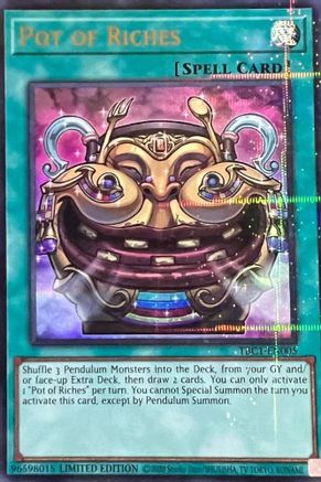 Pot of Riches [TBC1-EN005] Ultra Rare - Trinity Hobby