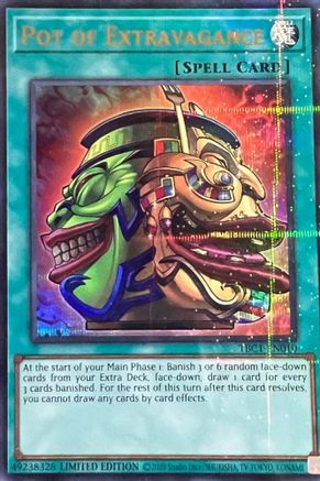 Pot of Extravagance [TBC1-EN010] Ultra Rare - Trinity Hobby