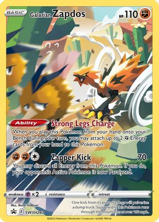 Galarian Zapdos (SWSH283) [Sword & Shield: Black Star Promos] - Trinity Hobby
