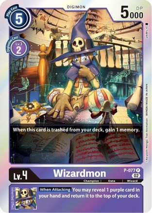 Wizardmon [P-077] (Alternate Art) [Starter Deck: Beelzemon Advanced Deck Set] - Trinity Hobby