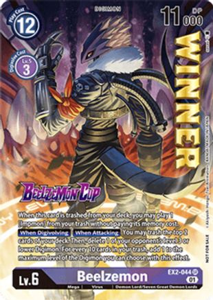 Beelzemon [EX2-044] (Beelzemon Cup Winner) [Starter Deck: Beelzemon Advanced Deck Set Promos] - Trinity Hobby