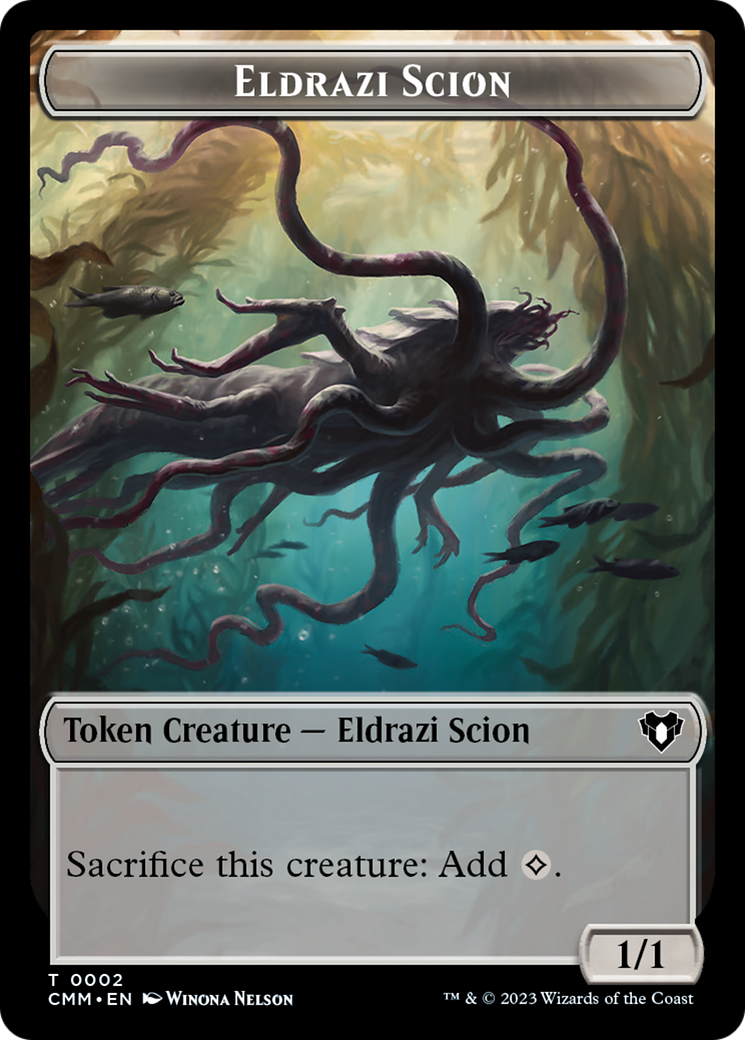 Spirit // Eldrazi Scion Double-Sided Token [Commander Masters Tokens] - Trinity Hobby