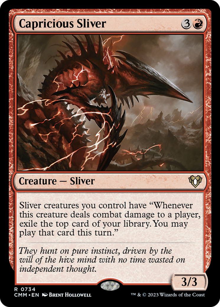 Capricious Sliver [Commander Masters] - Trinity Hobby