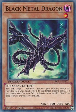 Black Metal Dragon [SGX3-ENB07] Common - Trinity Hobby