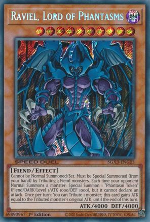 Raviel, Lord of Phantasms [SGX3-ENG03] Secret Rare - Trinity Hobby