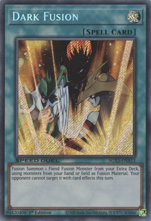 Dark Fusion [SGX3-ENA13] Secret Rare - Trinity Hobby