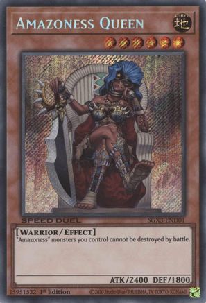 Amazoness Queen [SGX3-END01] Secret Rare - Trinity Hobby