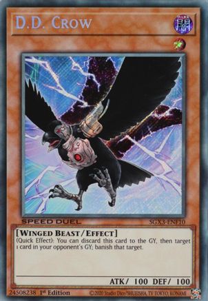 D.D. Crow [SGX3-ENF10] Secret Rare - Trinity Hobby