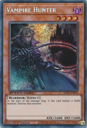 Vampire Hunter [SGX3-ENI19] Secret Rare - Trinity Hobby