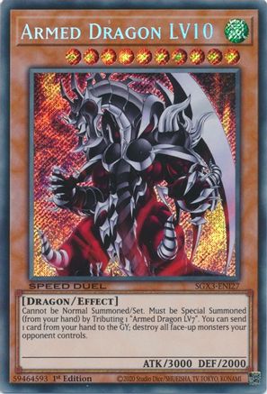 Armed Dragon LV10 [SGX3-ENI27] Secret Rare - Trinity Hobby