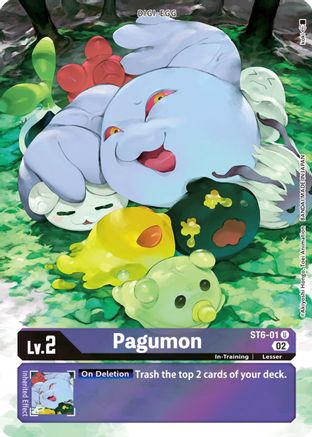 Pagumon [ST6-01] (Alternate Art) [Starter Deck: Beelzemon Advanced Deck Set] - Trinity Hobby