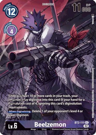 Beelzemon [BT2-111] (Alternate Art) [Starter Deck: Beelzemon Advanced Deck Set] - Trinity Hobby