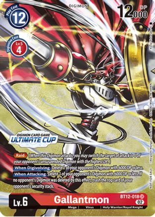 Gallantmon [BT12-018] (Ultimate Cup) [Across Time Promos] - Trinity Hobby