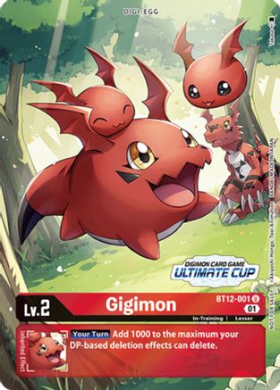 Gigimon [BT12-001] (Ultimate Cup) [Across Time Promos] - Trinity Hobby