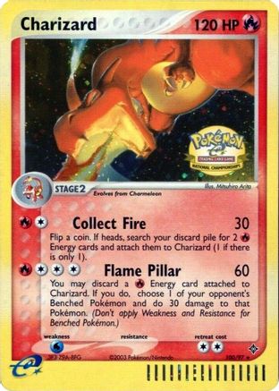 Charizard (100/097) (National Championships) [League & Championship Cards] - Trinity Hobby