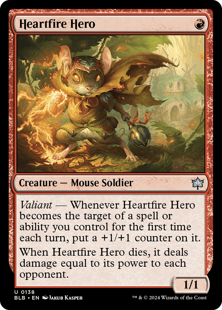 Heartfire Hero [Bloomburrow] - Trinity Hobby
