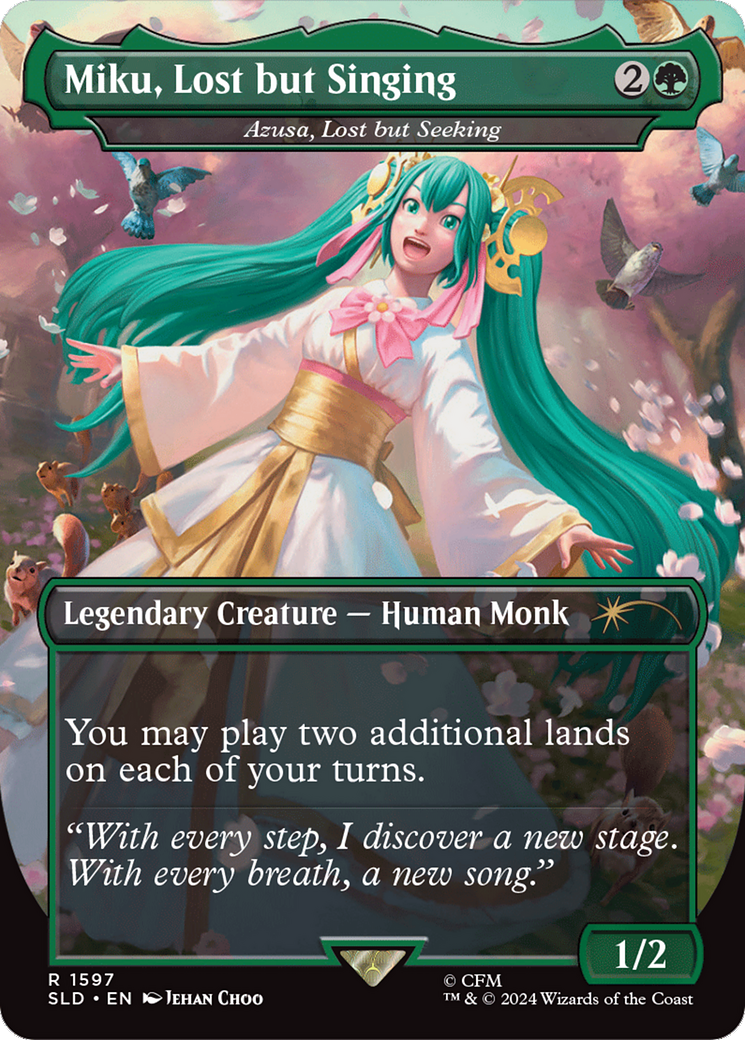 Miku, Lost but Singing - Azusa, Lost but Seeking [Secret Lair Drop Series] - Trinity Hobby
