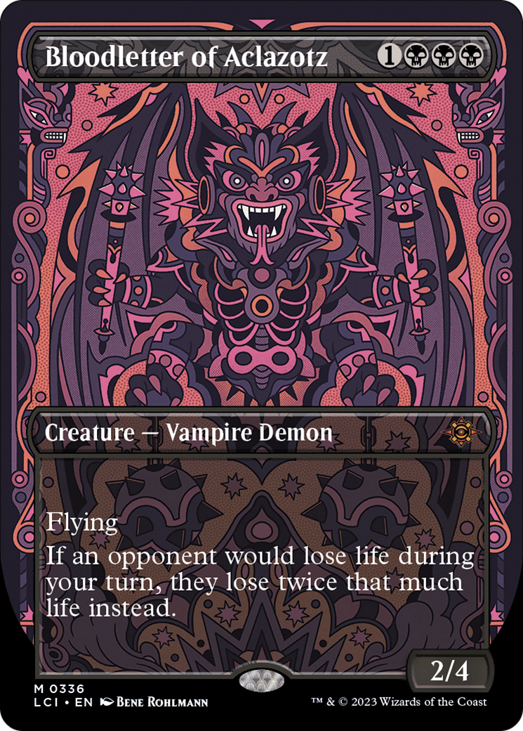 Bloodletter of Aclazotz (Borderless) [The Lost Caverns of Ixalan] - Trinity Hobby