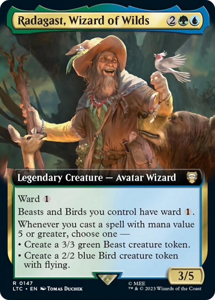 Radagast, Wizard of Wilds (Extended Art) [The Lord of the Rings: Tales of Middle-Earth Commander] - Trinity Hobby