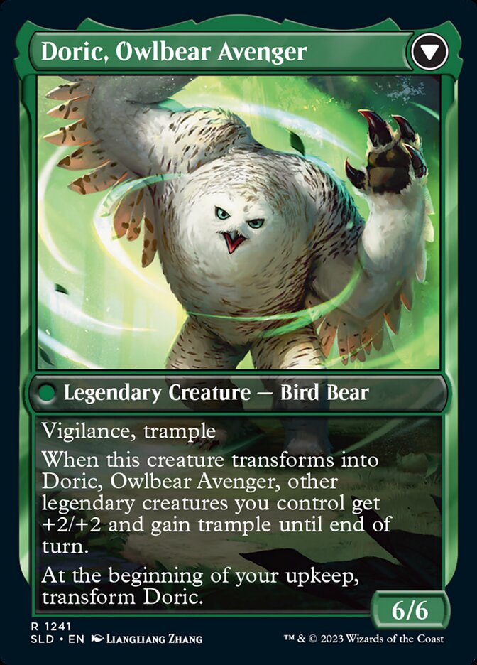 Doric, Nature's Warden // Doric, Owlbear Avenger [Secret Lair Drop Series] - Trinity Hobby