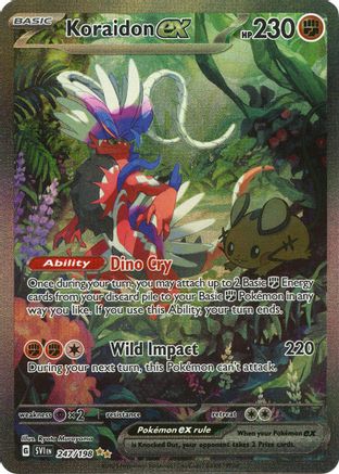Koraidon ex (247/198) [Scarlet & Violet: Base Set] - Trinity Hobby