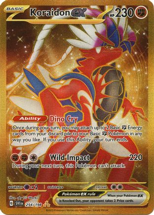 Koraidon ex (254/198) [Scarlet & Violet: Base Set] - Trinity Hobby