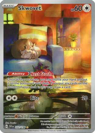 Skwovet (222/198) [Scarlet & Violet: Base Set] - Trinity Hobby