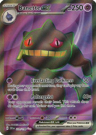Banette ex (229/198) [Scarlet & Violet: Base Set] - Trinity Hobby
