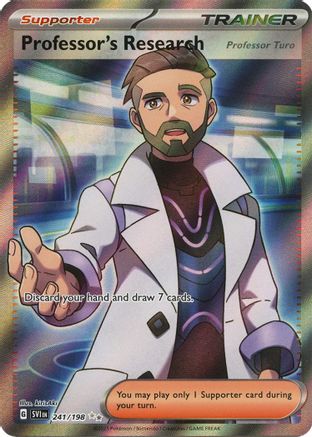 Professor's Research (Professor Turo) (241/198) [Scarlet & Violet: Base Set] - Trinity Hobby