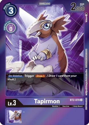 Tapirmon [BT2-070] (Event Pack 4) [Release Special Booster Promos] - Trinity Hobby