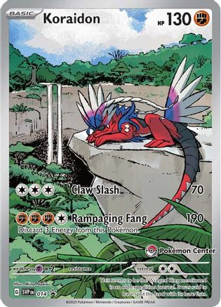 Koraidon (124/198) (Pokemon Center Exclusive) [Scarlet & Violet: Black Star Promos] - Trinity Hobby
