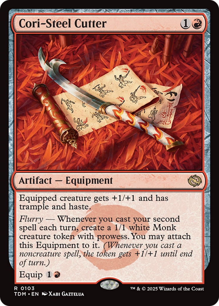 Cori-Steel Cutter  [Foil]  (TDM-103) - [Tarkir: Dragonstorm] - Trinity Hobby
