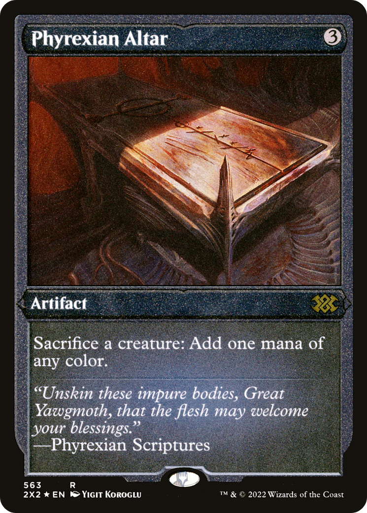 Phyrexian Altar (Foil Etched)  [Foil]  (2X2-563) - [Double Masters 2022] - Trinity Hobby