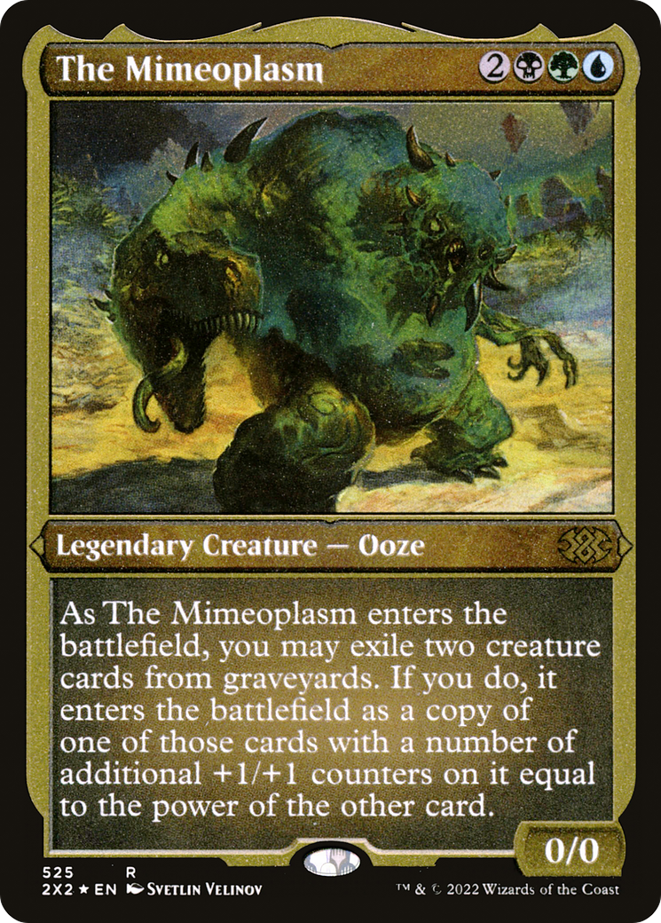 The Mimeoplasm  [Foil]  (2X2-525) - [Double Masters 2022] - Trinity Hobby