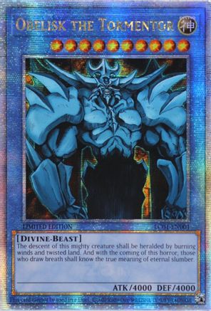 Obelisk the Tormentor (25th Anniversary) [LC01-EN001] Quarter Century Secret Rare - Trinity Hobby