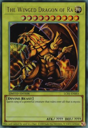 The Winged Dragon of Ra (25th Anniversary) [LC01-EN003] Ultra Rare - Trinity Hobby