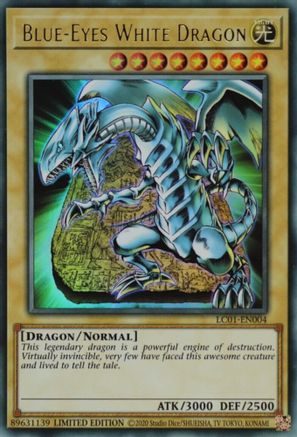 Blue-Eyes White Dragon (25th Anniversary) [LC01-EN004] Ultra Rare - Trinity Hobby