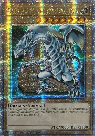 Blue-Eyes White Dragon (25th Anniversary) [LC01-EN004] Quarter Century Secret Rare - Trinity Hobby