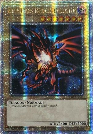 Red-Eyes Black Dragon (25th Anniversary) [LC01-EN006] Quarter Century Secret Rare - Trinity Hobby