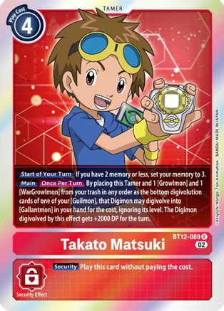 Takato Matsuki [BT12-089] [Across Time] - Trinity Hobby