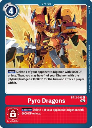 Pyro Dragons [BT12-099] [Across Time] - Trinity Hobby