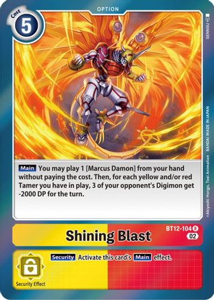 Shining Blast [BT12-104] [Across Time] - Trinity Hobby