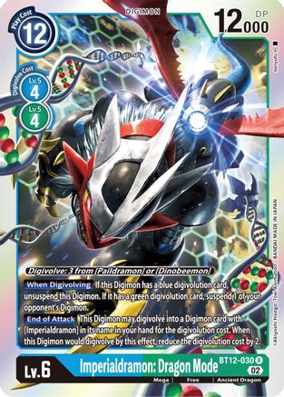 Imperialdramon: Dragon Mode [BT12-030] [Across Time] - Trinity Hobby