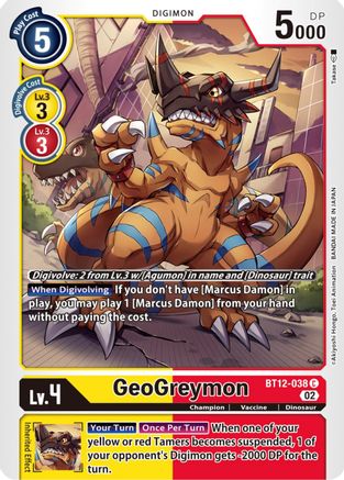 GeoGreymon [BT12-038] [Across Time] - Trinity Hobby