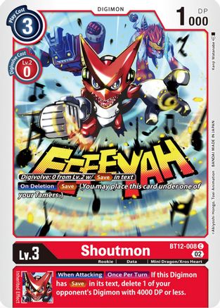 Shoutmon [BT12-008] [Across Time] - Trinity Hobby