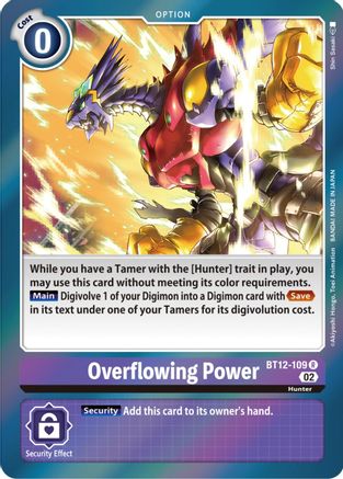 Overflowing Power [BT12-109] [Across Time] - Trinity Hobby