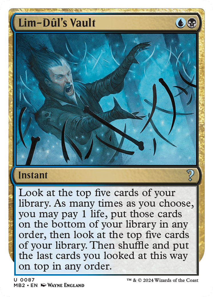 Lim-Dul's Vault (White Border) [Mystery Booster 2] - Trinity Hobby