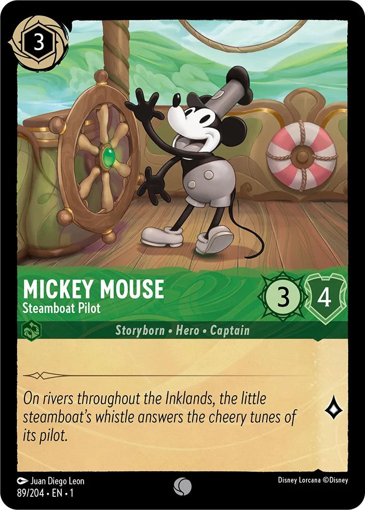 Mickey Mouse - Steamboat Pilot (89/204) [The First Chapter] - Trinity Hobby