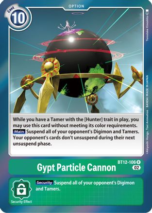 Gypt Particle Cannon [BT12-106] [Across Time] - Trinity Hobby